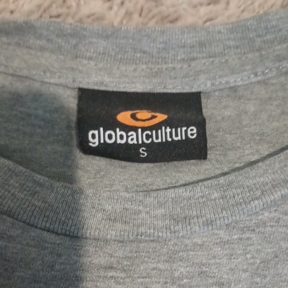 Gray Graphic Tee with Kiwi Design Women's Small - Picture 3 of 6